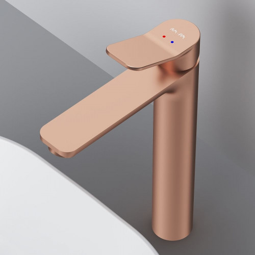 Смеситель для раковины AM.PM X-Joy F85A92044 Розовое золото латунь