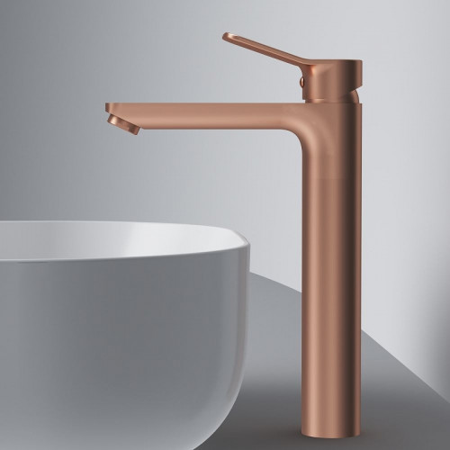 Смеситель для раковины AM.PM X-Joy F85A92044 Розовое золото латунь