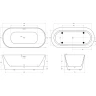 Акриловая ванна BelBagno 170x80 BB415-1700-800 без гидромассажа