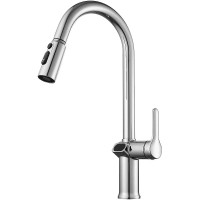 Смеситель для кухни ESKO Kitchen K15 LED Хром латунь