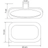 Кольцо для полотенец WasserKRAFT Kammel K-8360W Белое матовое