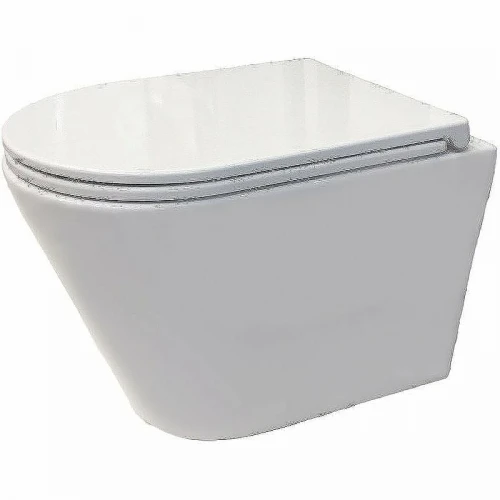 Комплект унитаза Koller Pool Orion OR-0515-RW с инсталляцией Viega Prevista Dry 8524.14 792596 с сиденьем Микролифт и клавишей смыва Хром