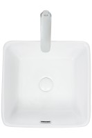 Раковина WeltWasser Deilbach 6042 44 10000004610 Белый глянец фаянс полувстраиваемая