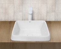 Раковина WeltWasser Deilbach 6042 44 10000004610 Белый глянец фаянс полувстраиваемая