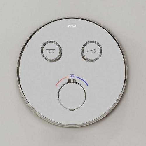 Душевая система Sancos Space SC3006CH с термостатом Хром