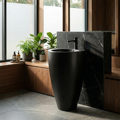 Раковина Azario Comella 49 AZ-311MB цвет Черный матовый