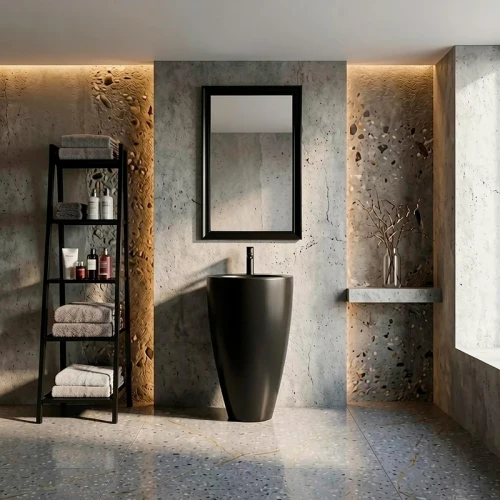 Раковина Azario Comella 49 AZ-311MB цвет Черный матовый