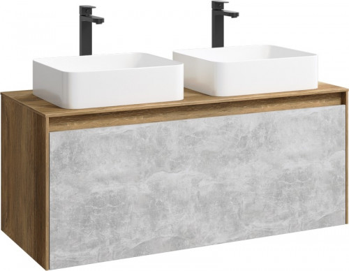 Корпус тумбы под раковину Aqwella 5 Stars Mobi 120 MOB0112DB подвесной Дуб балтийский МДФ / ЛДСП