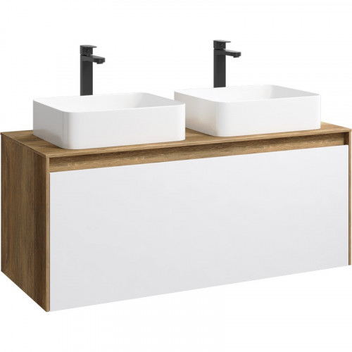 Корпус тумбы под раковину Aqwella 5 Stars Mobi 120 MOB0112DB подвесной Дуб балтийский МДФ / ЛДСП