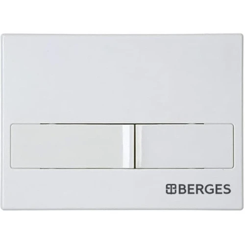 Комплект унитаза с инсталляцией Berges Novum Rimless 043265 с сиденьем Микролифт и Белой клавишей смыва
