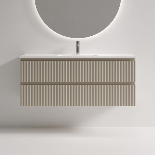 Тумба под раковину Sancos Snob R 120 SNR120/39CE подвесная цвет Beige Soft