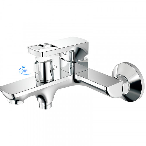 Смеситель для ванны Haiba HB60176 Хром на стену