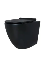 Унитаз Gid Convexo TRS-269BM 62214Y приставной цвет Черный матовый с сиденьем Микролифт