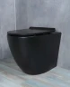 Унитаз Gid Convexo TRS-269BM 62214Y приставной цвет Черный матовый с сиденьем Микролифт