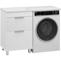 Тумба с раковиной Brevita Enfida 120 L УТ000016086 Белая матовая МДФ / ЛДСП