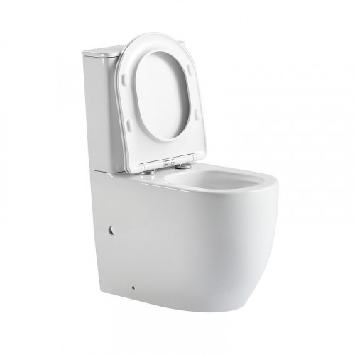 Унитаз компакт Abber Bequem AC1110T цвет Белый с сиденьем Микролифт