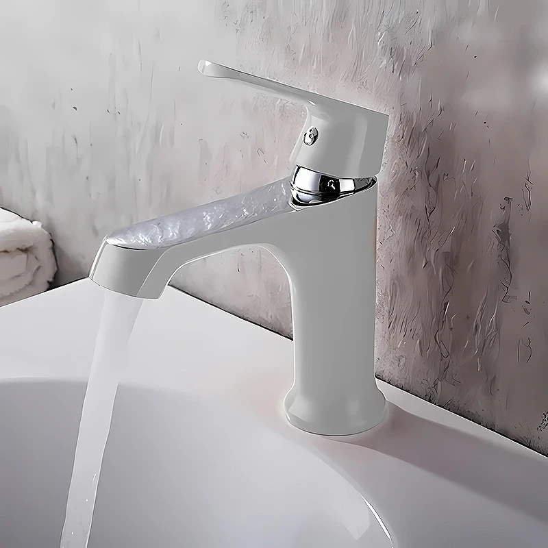 Смеситель для раковины Haiba HB10804 Белый