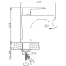 Смеситель для раковины Haiba HB10804 Белый