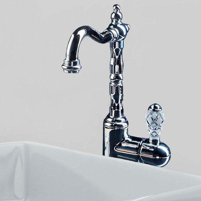 Смеситель для раковины Boheme Crystal 262-CRST Хром латунь