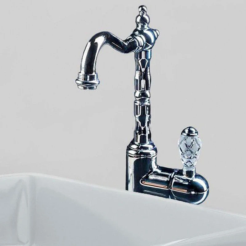 Смеситель для раковины Boheme Crystal 262-CRST Хром латунь