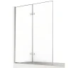 Шторка для ванны New Trendy NEW SOLEO Chrome x120 P-0030