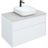 Тумба под раковину Aquanet Nova Lite 90 242268 подвесная Белая МДФ / ЛДСП