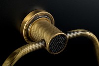 Кольцо для полотенец Boheme Royal Cristal 10925-BR-B Бронза