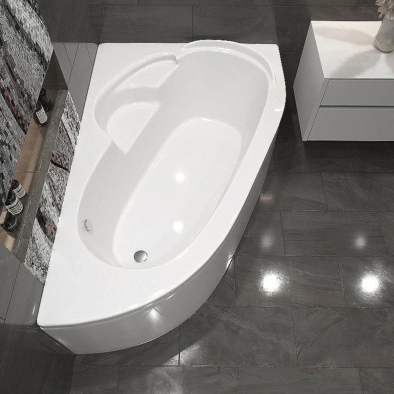 Акриловая ванна Corpa Nera Siena 150x100 L CN05004WHL без гидромассажа