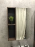 Зеркало со шкафом Comforty Франкфурт 60 00004150528 Дуб шоколадно-коричневый МДФ / ЛДСП, стекло
