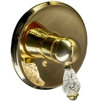 Смеситель для душа Boheme Crystal 285-CRST Золото латунь встраиваемый