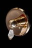 Смеситель для душа Boheme Crystal 285-CRST Золото латунь встраиваемый