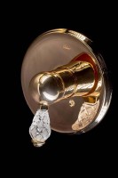 Смеситель для душа Boheme Crystal 285-CRST Золото латунь встраиваемый