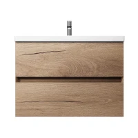 Тумба с раковиной AM.PM Above 80 M9X-FHX0802OF-WCC0800WG подвесная цвет Дуб золотой