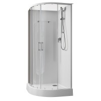 Душевая кабина Aquanet Passion EVO R White 80х80 281961 без гидромассажа