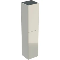 Шкаф пенал Geberit Acanto 38 500.619.JL.2 подвесной Песчаное стекло МДФ / ЛДСП, стекло