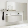 Шкаф пенал Geberit Acanto 38 500.619.JL.2 подвесной Песчаное стекло МДФ / ЛДСП, стекло