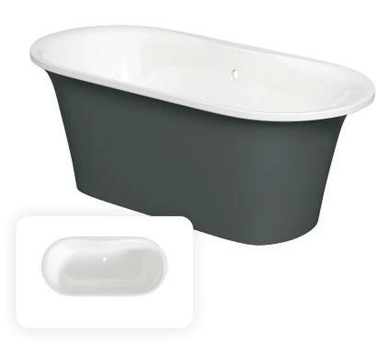 Ванна из искусственного камня Creto Aurora 170x80 8-1112 без гидромассажа