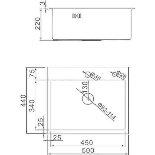 Кухонная мойка Aflorn Premium 50 AF95044 Сатин