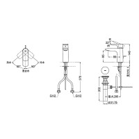 Смеситель для раковины Toto MH/Neorest TLG04301R Хром