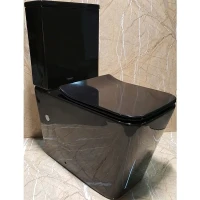 Унитаз компакт CeramaLux NS-2170-18 с бачком и сиденьем Микролифт фаянс напольный
