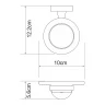 Мыльница WasserKRAFT Isen K-4029 Хром