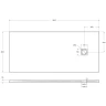 Душевой поддон из искусственного камня BelBagno Uno 180x80 TRAY-MR-UNO-AH-180/80-35-W-NO Белый