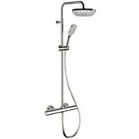 Душевая система Remer Elegance EQ32A8CPAD20 с термостатом Хром латунь на стену