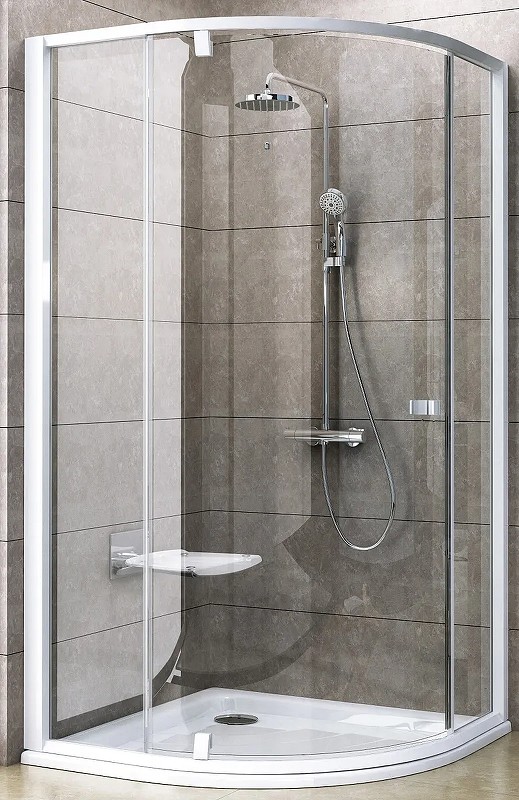 Душевой уголок Ravak Pivot PSKK3 90x90 37677101Z1 профиль Белый стекло Transparent