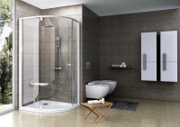 Душевой уголок Ravak Pivot PSKK3 90x90 37677101Z1 профиль Белый стекло Transparent