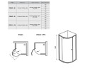 Душевой уголок Ravak Pivot PSKK3 90x90 37677101Z1 профиль Белый стекло Transparent