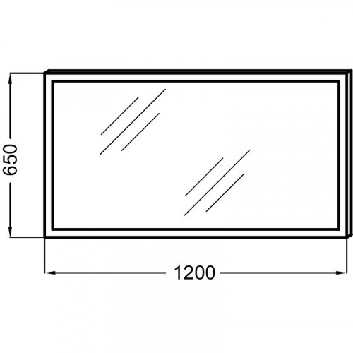 Зеркало Jacob Delafon 120 EB1444-NF с подсветкой с подогревом и ИК-выключателем стекло