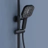 Душевая система ALMAes Doris GK-0345 с термостатом цвет Черный матовый