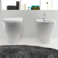 Унитаз Kerasan Aquatech 371801 приставной без сиденья фарфор приставной