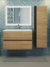 Тумба под раковину Uperwood Barsa 80 293020539 подвесная цвет Черный матовый Дуб сонома